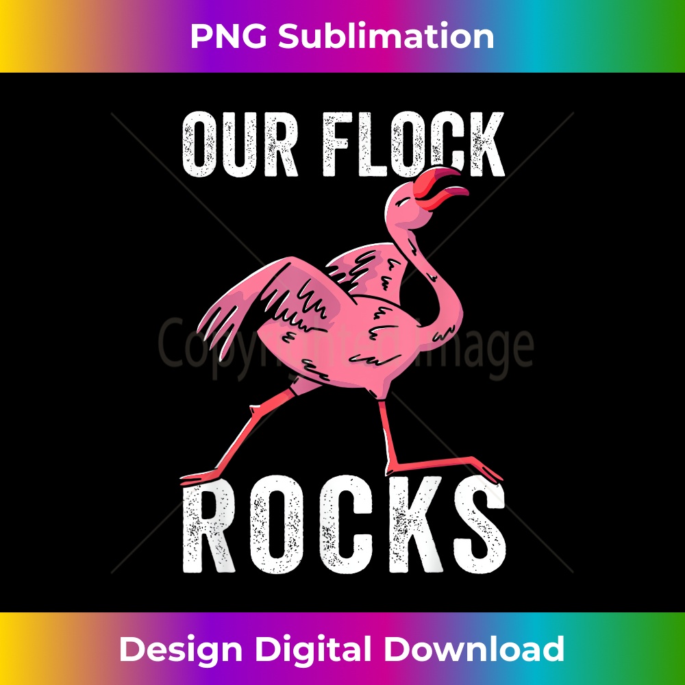 Our Flock Rocks Flamingo Funny Family Matching Vacation - Be | Inspire ...