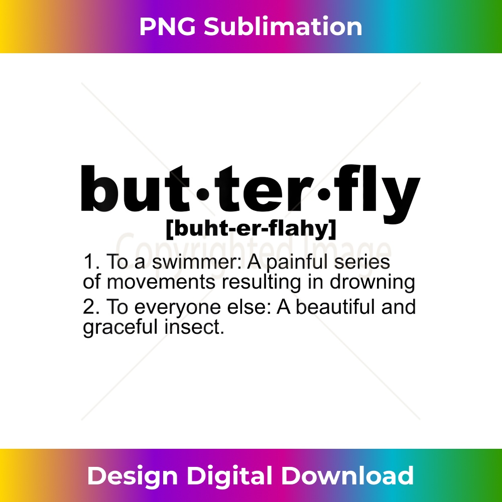 Butterfly Definition Swimming Bespoke Sublimation Digita Inspire Uplift
