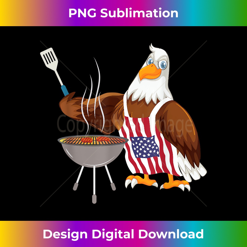 4th of July Bald Eagle Grilling BBQ Barbecue Men Women Kids | Inspire Uplift