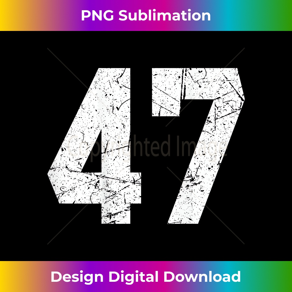Jersey Uniform Number #47 - Minimalist Sublimation Digital F | Inspire ...