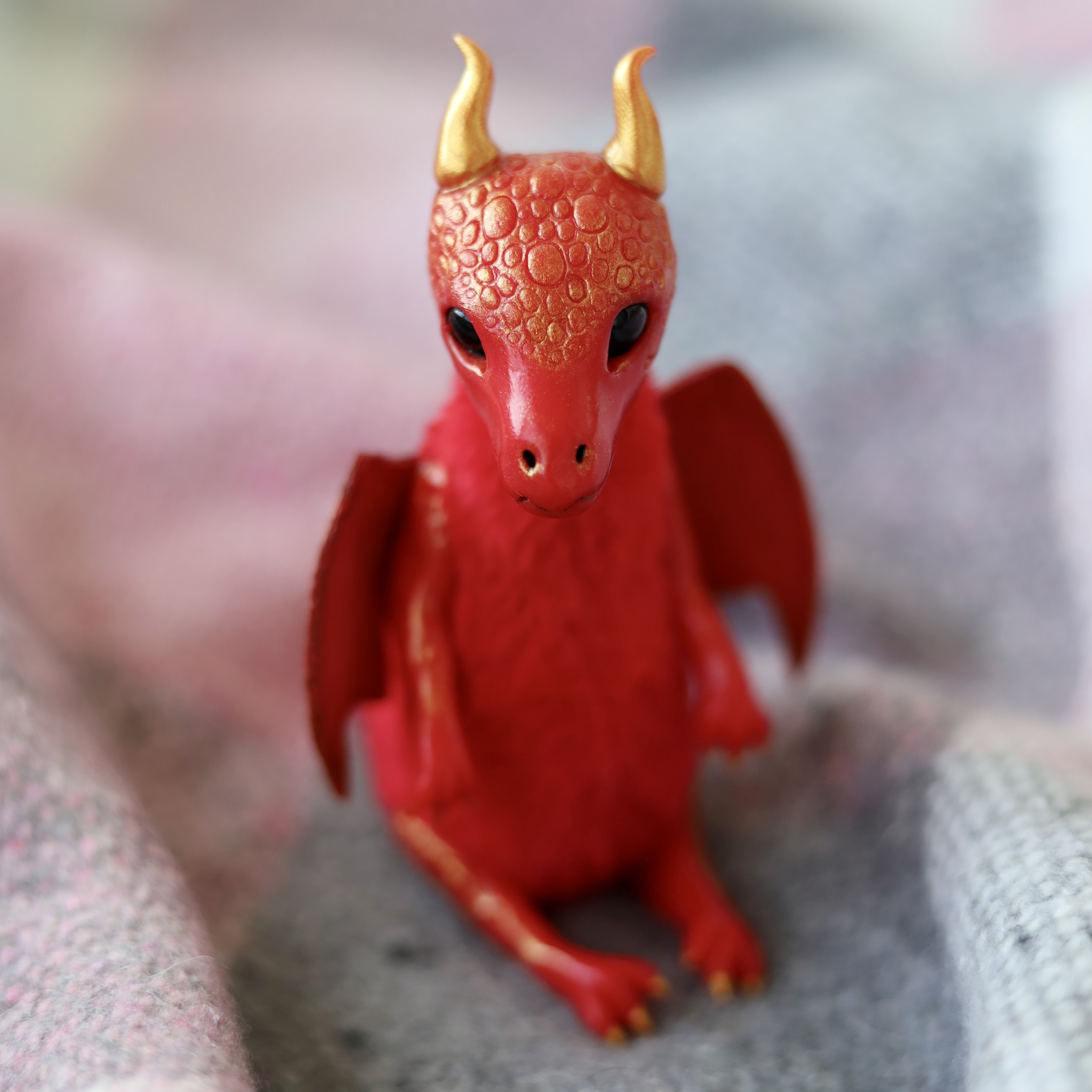 Red chineese dragon, teddy dragon, plush toy, stuffed animal | Inspire ...