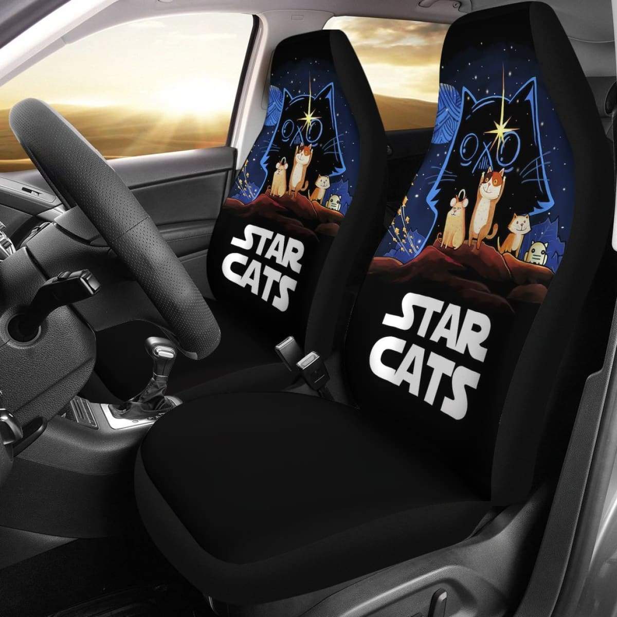 Abstract Starfield Galaxy Space Pet Car Seat Cover main image 1