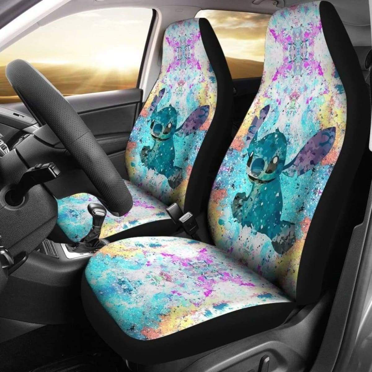 Lilo And Stitch Watercolor Cartoon Car Seat Covers Inspire Uplift lilo-and-stitch-watercolor-cartoon-car-seat-covers-inspire-uplift