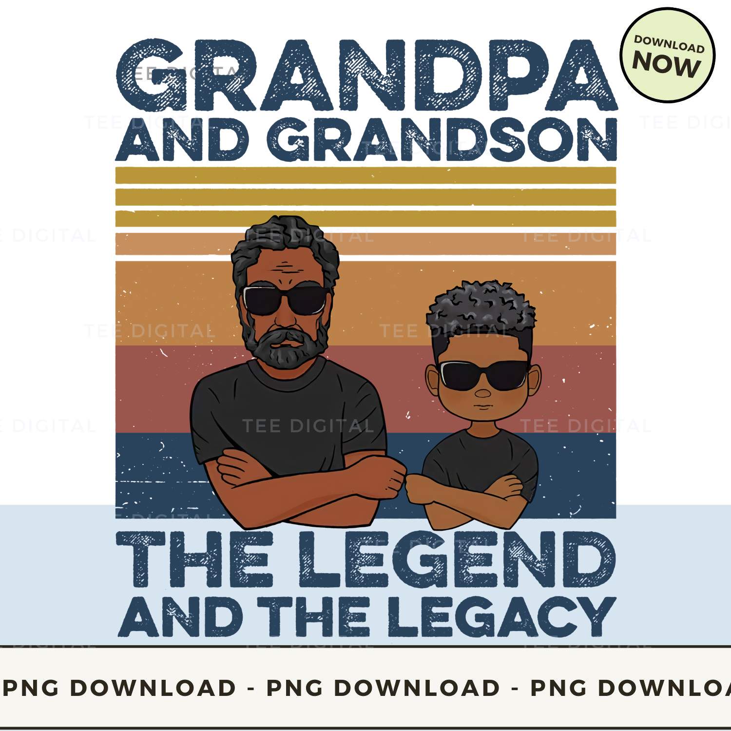 Digital | Grandpa And Grandson Legend And Legacy PNG Downlo | Inspire