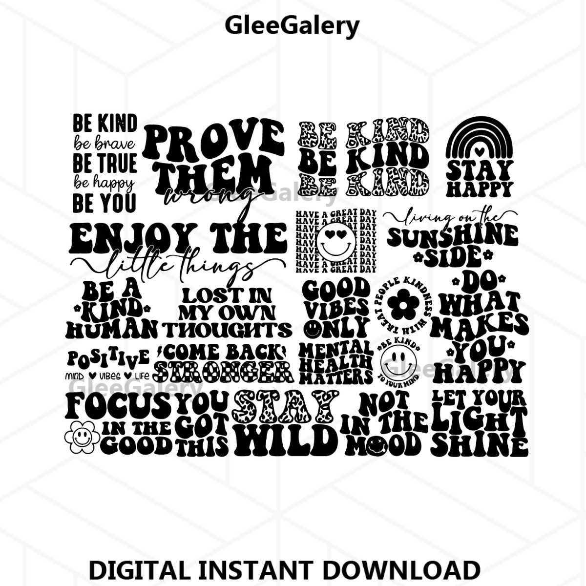 Groovy svg bundle, boho svg, hippie svg, aesthetic svg, insp | Inspire ...