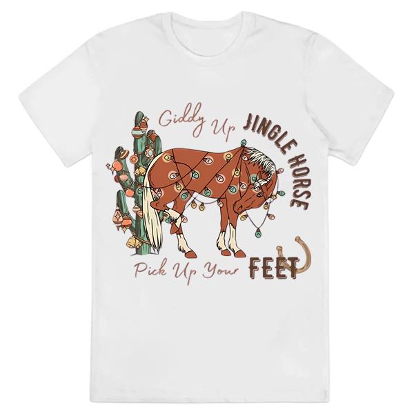 Giddy Up Jingle Horse Tee main image 1