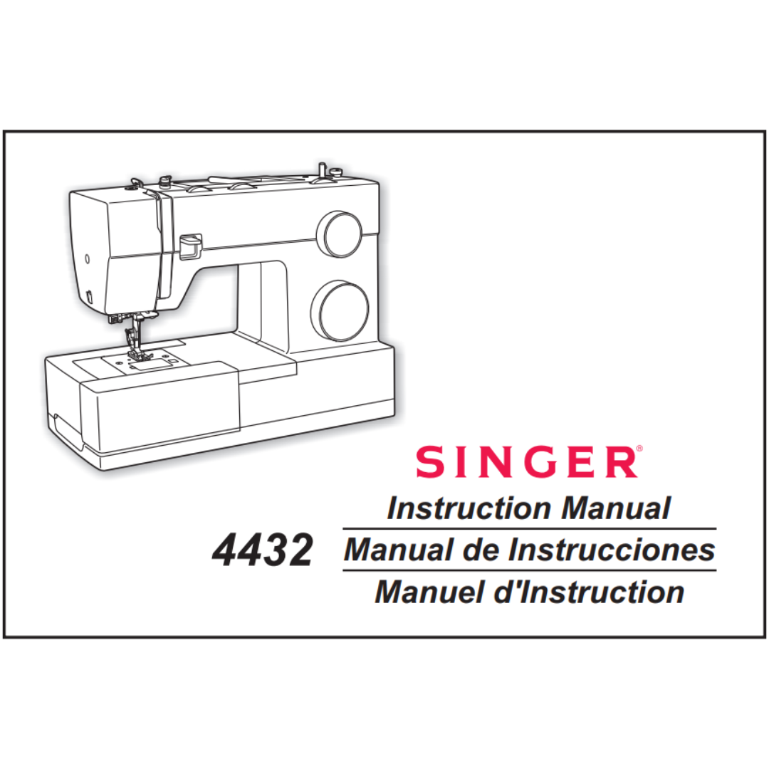 SINGER 4432 Sewing Machine Owner's Manual Guide Inspire Uplift