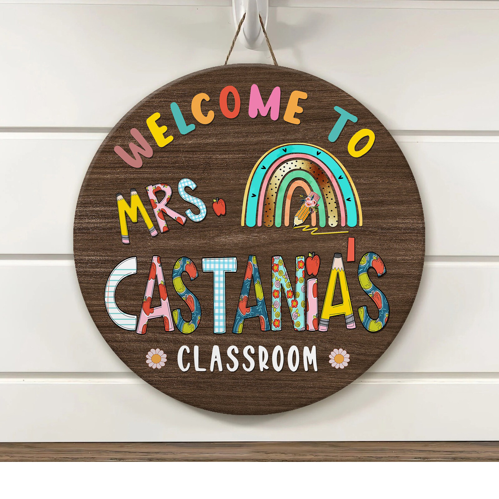 Personalized Classroom Door Sign, Teachers Appreciation Gift | Inspire ...