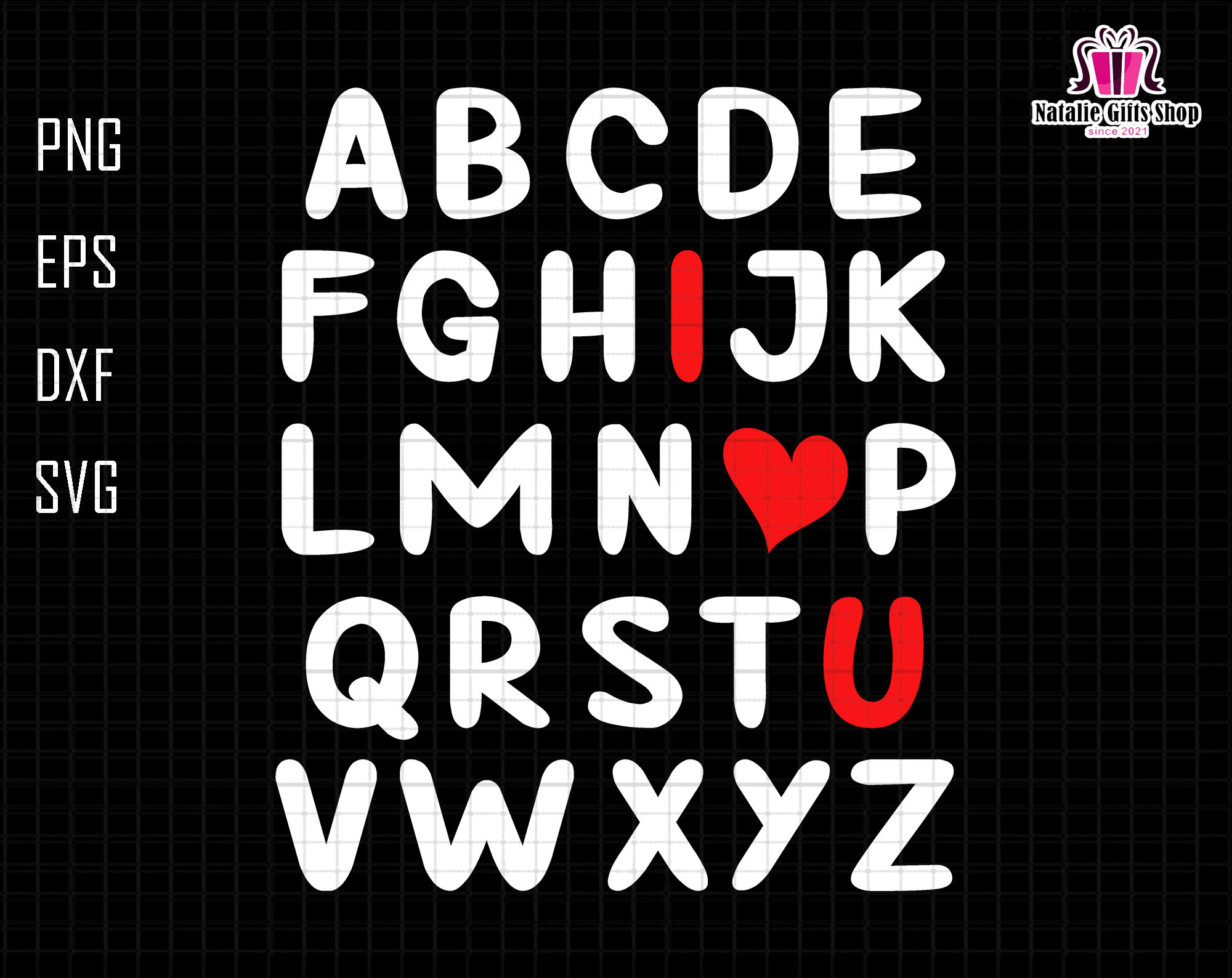 ABC Chalk Alphabet Svg, I Love You Svg, English Teacher Svg, - Inspire ...