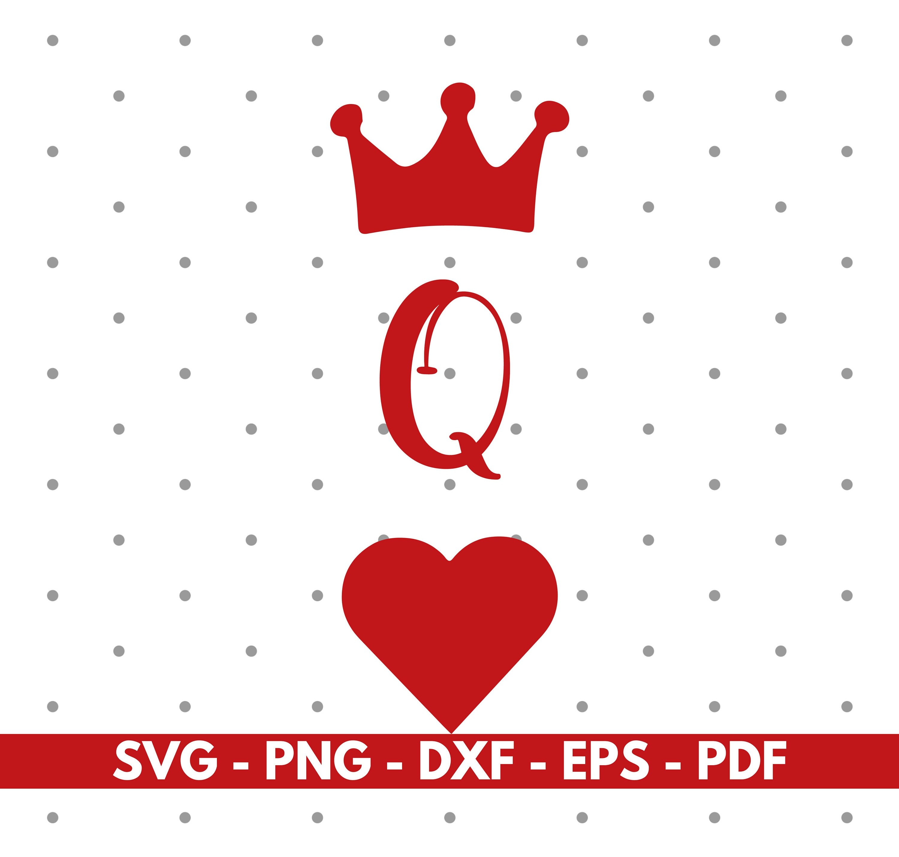 Queen Of Hearts Alice In Wonderland Cuttable Design Files Svg Ep Alice