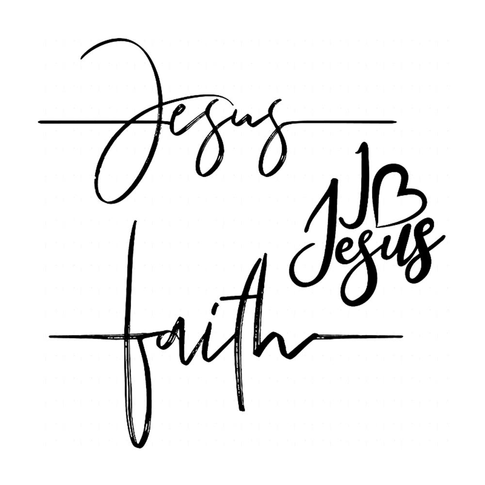 Faith Handwritten Vector Calligraphy Lettering Belief Svg - Inspire Uplift