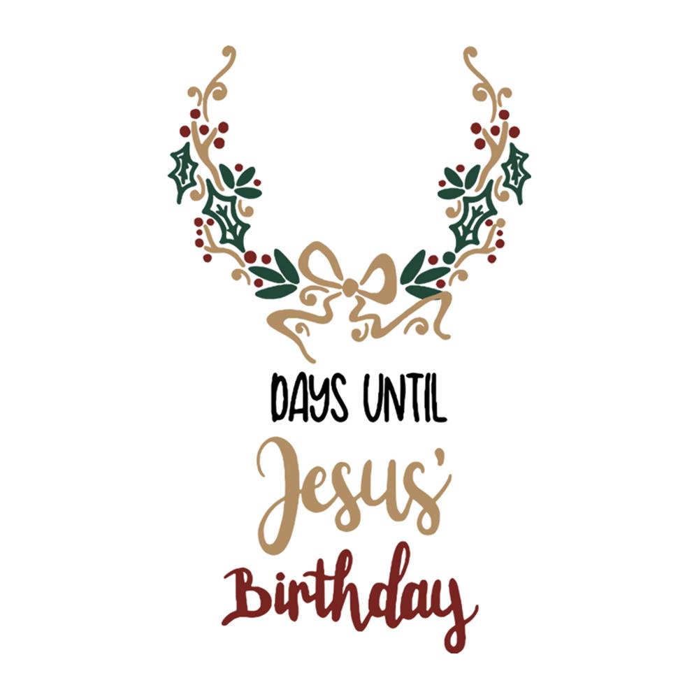 Days Until Jesus Birthday Happy Birthday The Godfather Svg Inspire