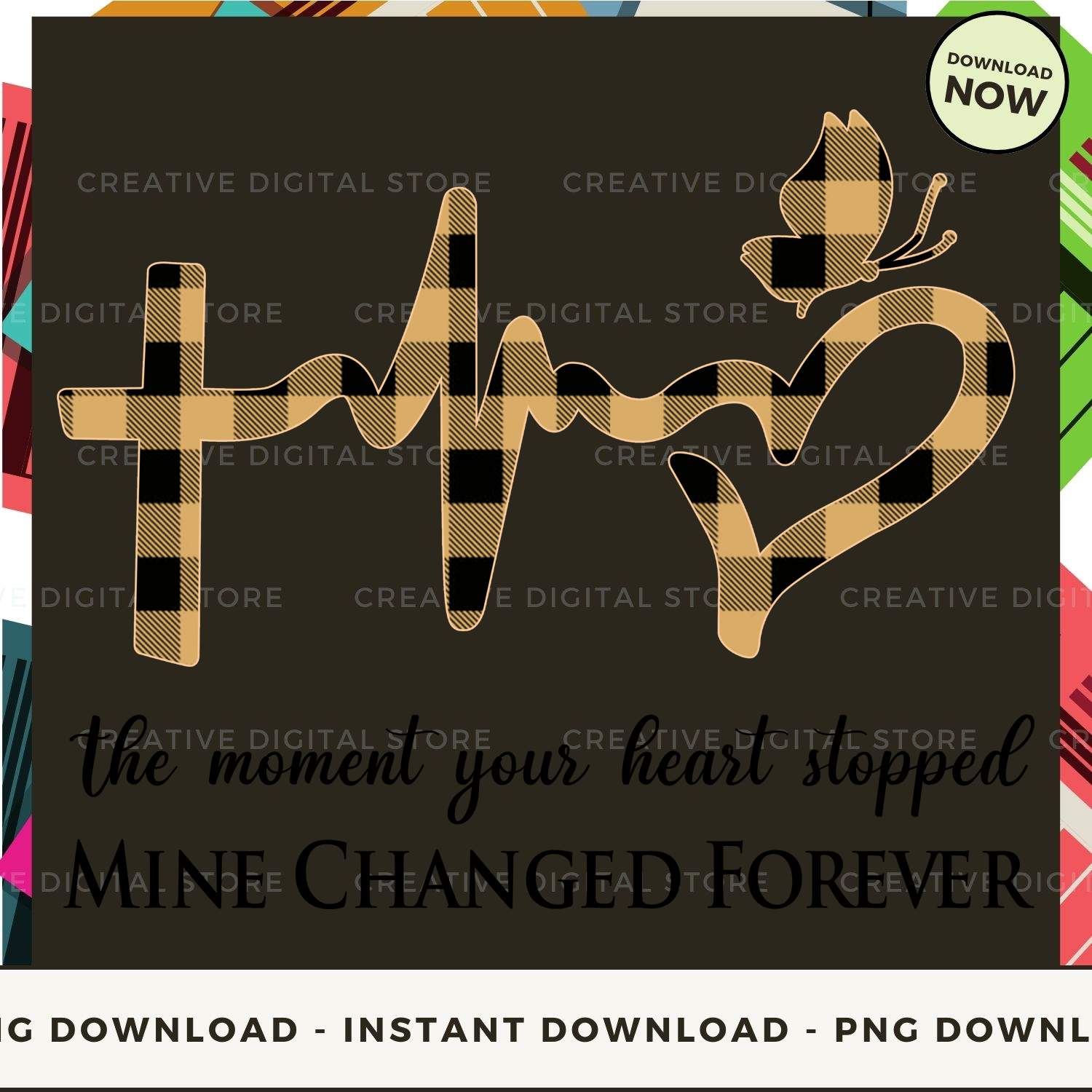 Digital The moment your heart stopped mine changed forever Inspire