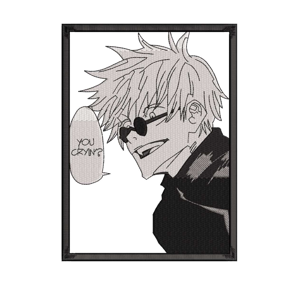 SATORU GOJO Embroidery Digitizing Jujutsu Kaisen Anime Embro | Inspire ...