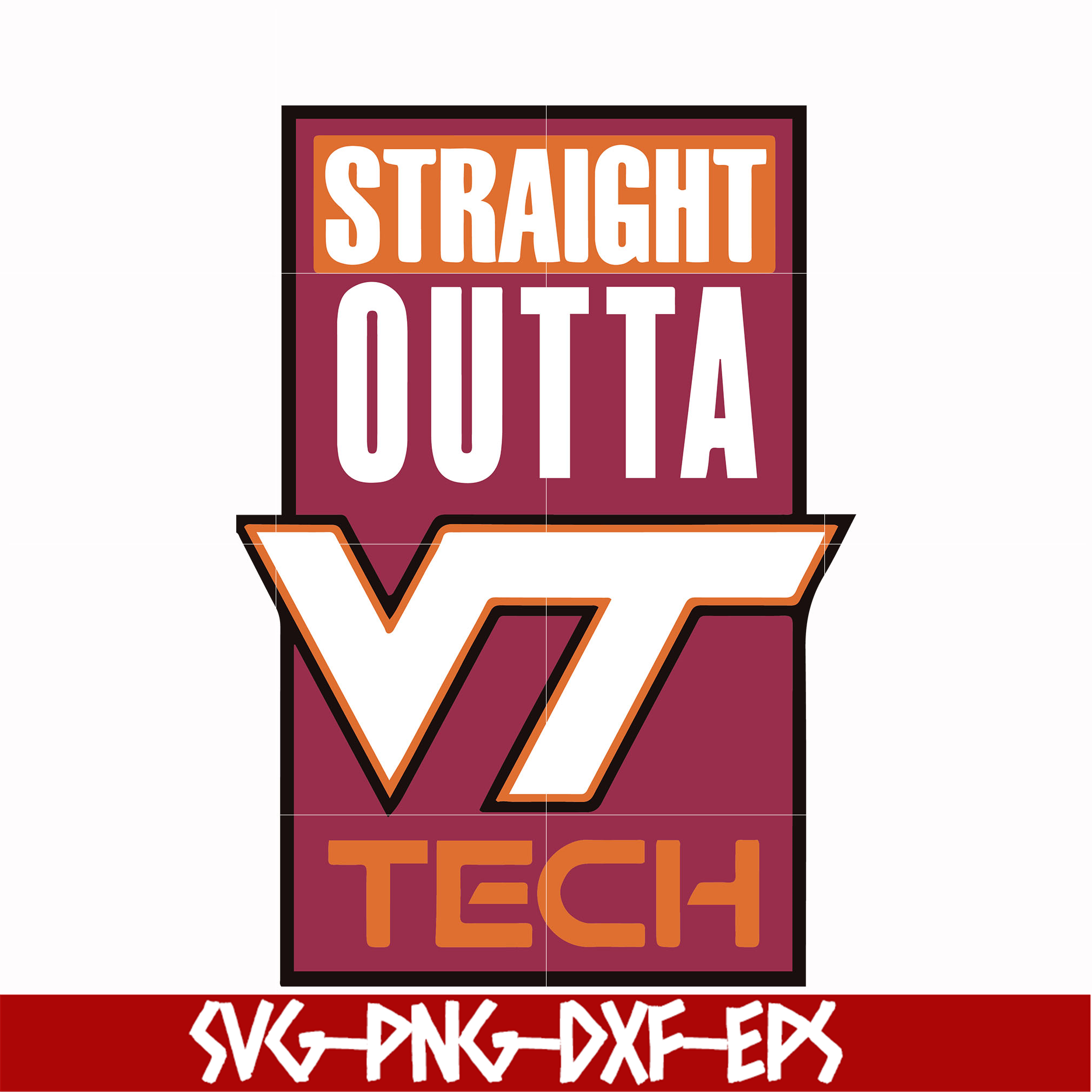 Virginia Tech Hokies svg, png, dxf, eps file NCAA0000336 | Inspire Uplift