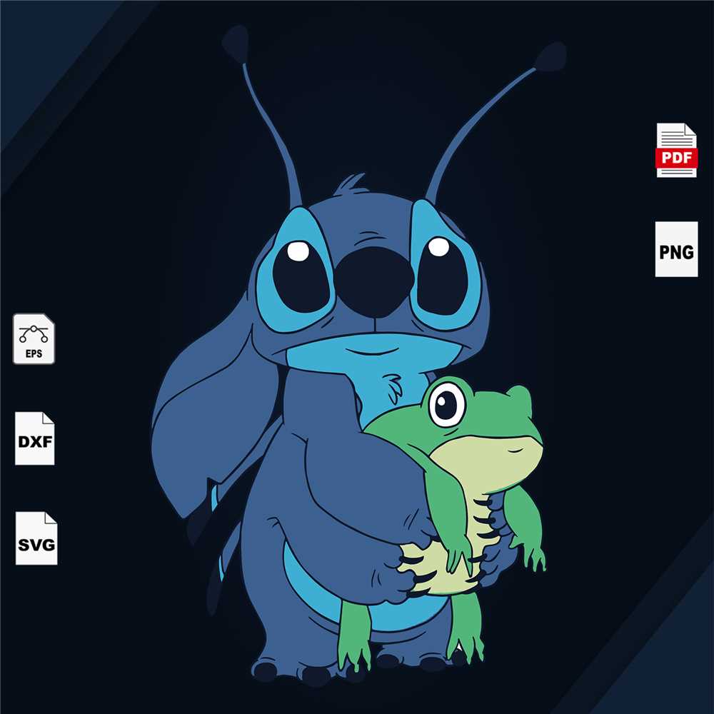 Stitch And Frog Svg, Stitch Vector, Stitch Lover, Stitch and | Inspire ...
