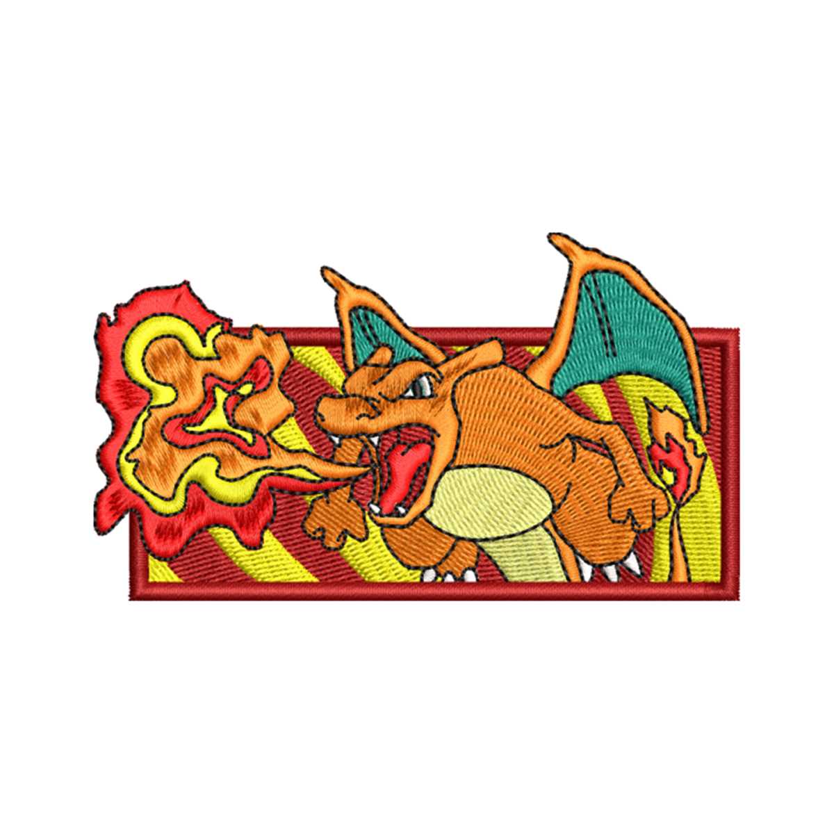 Charizard Dragon Ball Embroidery Design Download File Anime | Inspire ...
