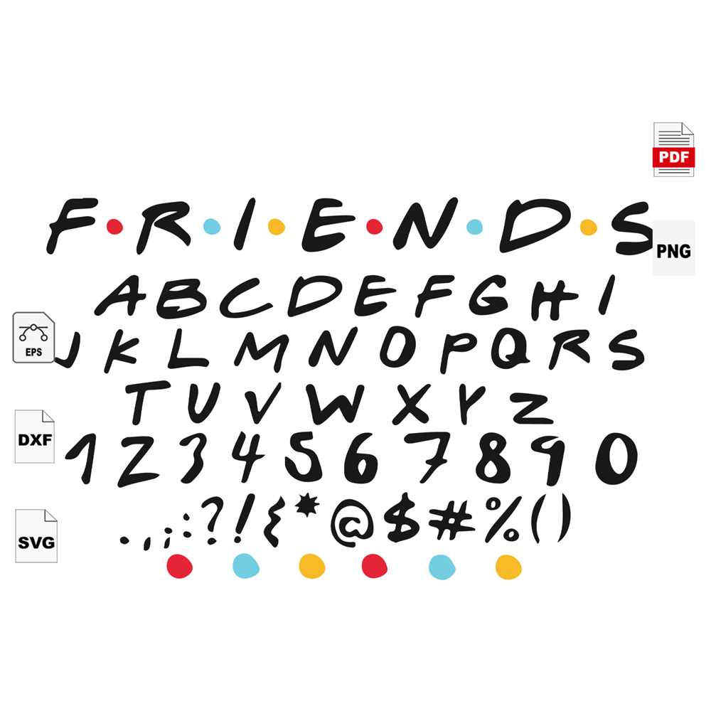 Friends Font, Friends Alphabet, Friends Letters, Friends Shi | Inspire ...