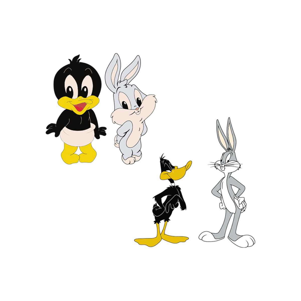 Daffy Duck and Bugs Bunny svg, Cartoon Svg, Duck Svg, Bunny - Inspire ...