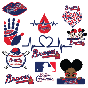 10 Atlanta Braves SVG Files - Braves Logo SVG - Atlanta Brav - Inspire ...