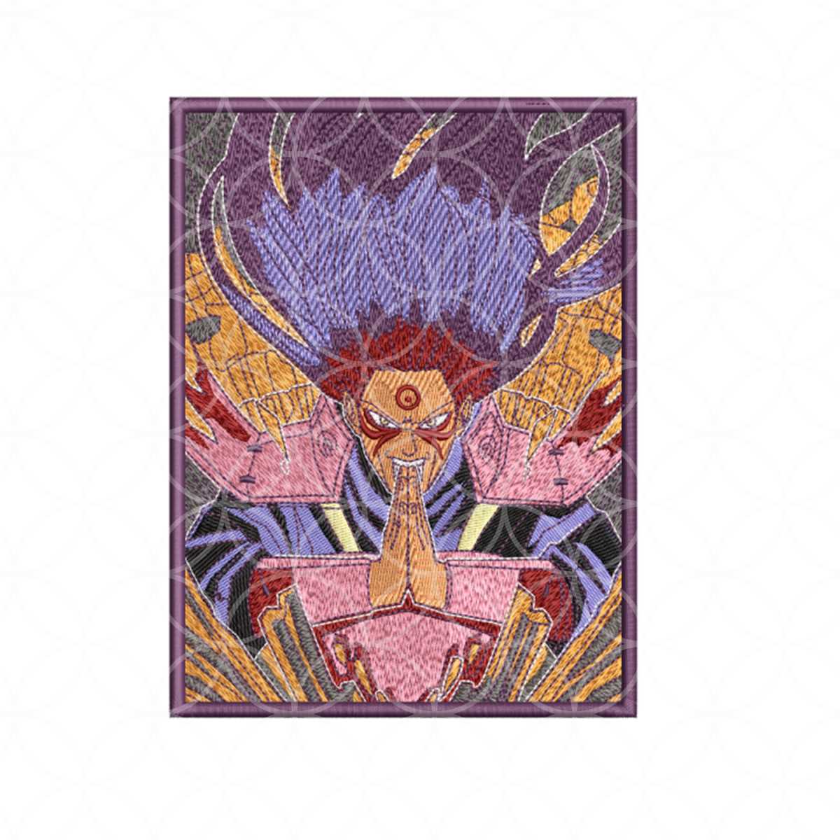 Hashirama Naruto Embroidery Design Anime - Inspire Uplift