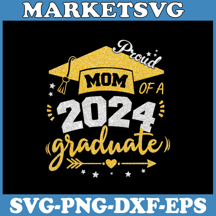 Mom Senior 2024 Proud Mom Of A Class Of 2024 Graduate Mother | Inspire ...