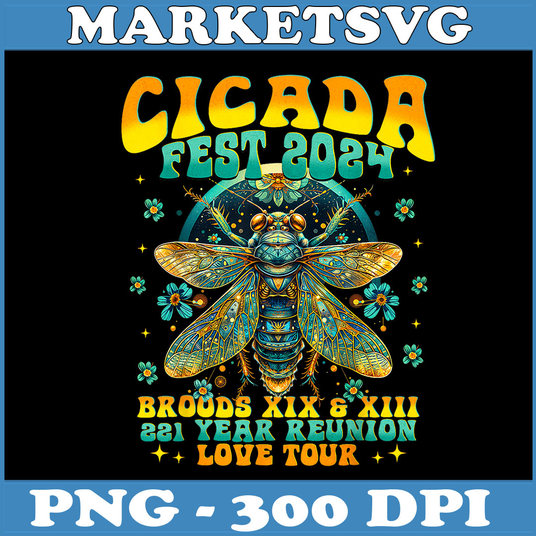 Cicada 2024 Png, Insect Broods XIX And XIII Cicada Lover Png | Inspire ...