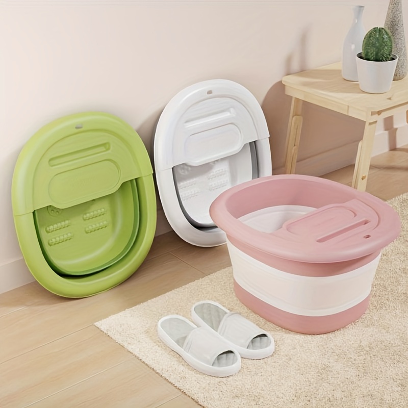 Foldable Portable Foot Bath Tub with Adjustable Height & Leg | Inspire ...