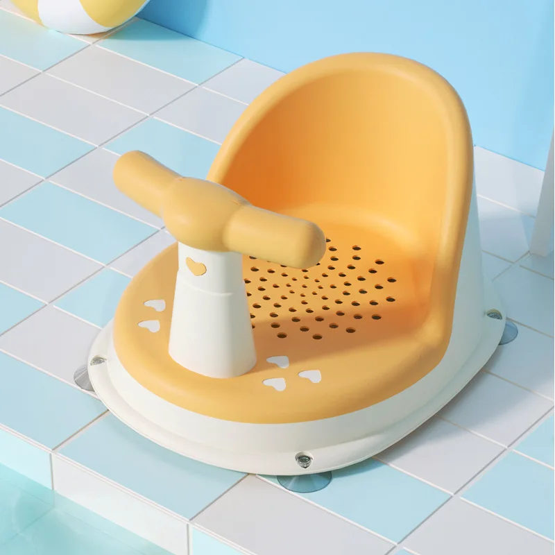 Infant Bath Tub Seat, Newborn Shower Chair, Sitting and Lying Bath Stool for Baby