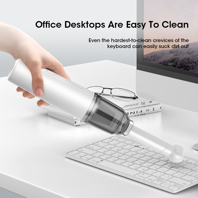Portable Mini Wireless Car Vacuum Cleaner Handheld Multifunctional Strong Suction Low Noise Convenient for Home and Car Cleaning