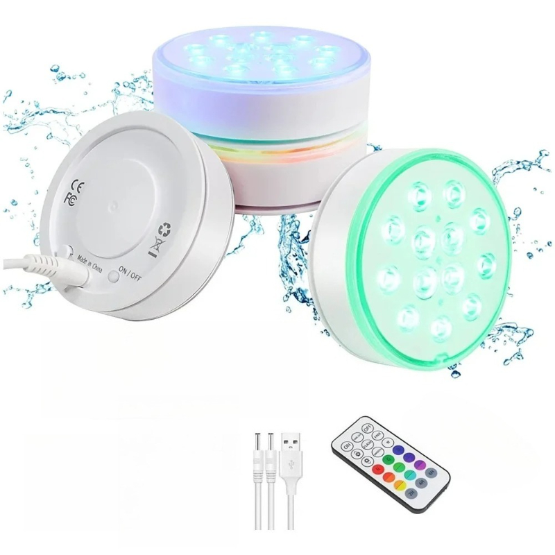 Rechargeable Submersible LED Pool Lights with Remote Control | Inspire ...