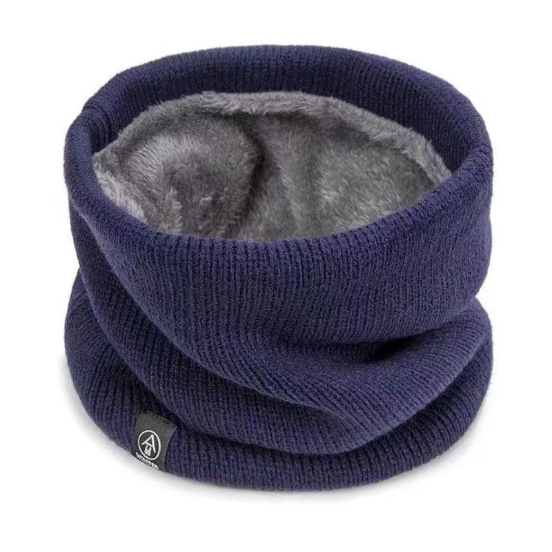 Warm Knitted Scarf - Plush Windproof Winter Neck Gaiter for Men & Women - Cold-proof & Outdoor Skiing/Running Tube Scarf