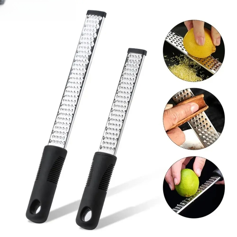 High-Quality Stainless Steel Manual Grater for Cheese, Lemon, and Vegetables with Sharp Blade