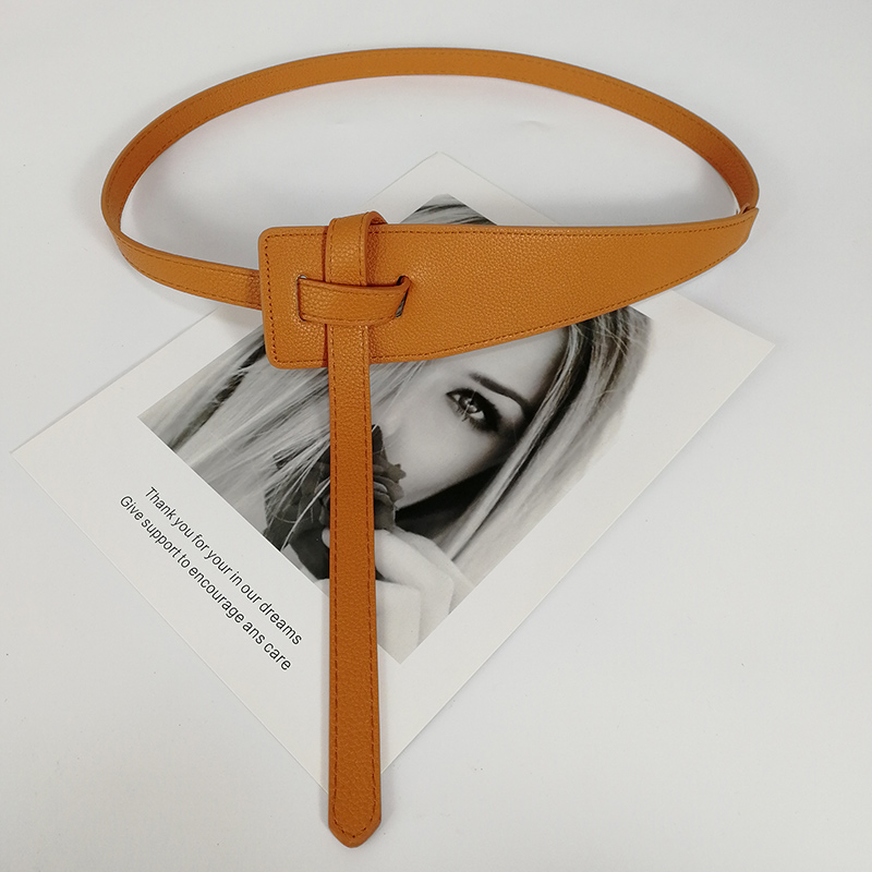Designer Belts for Women – High-Quality Knot Soft PU Leather Wide Waistband Coat Corset Belt