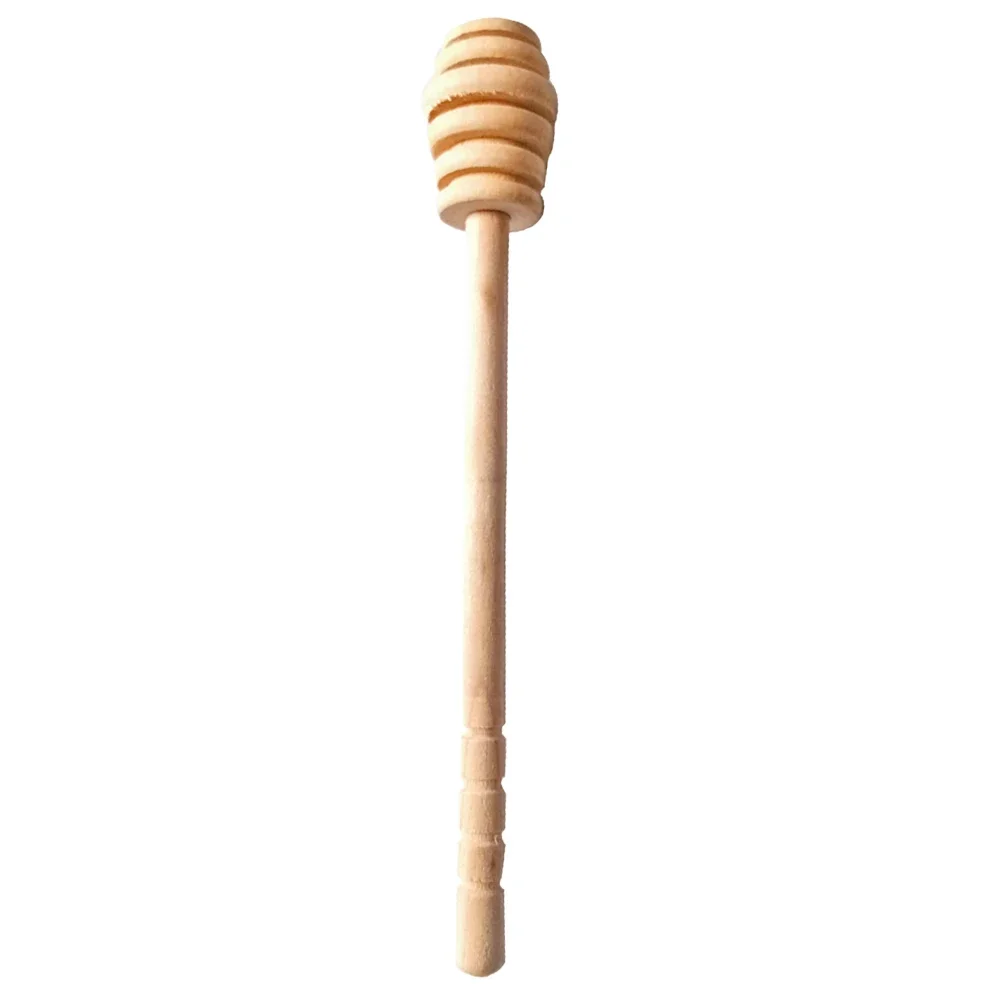 Wooden Honey Mixer Sticks Set Honey Scoop, Coffee Jam & Milk Mixer Spoon