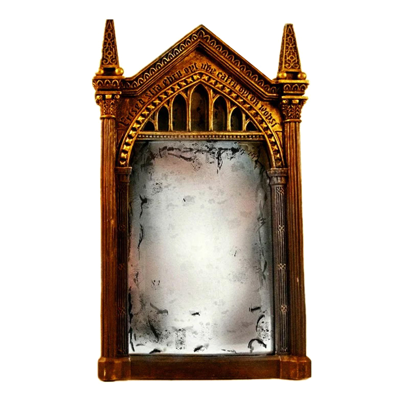 Mirror of Erised Standing Bookshelf Decor - Magical Wizarding Home Fantasy Gift