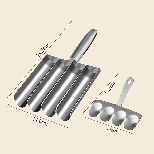Stainless Steel Meatball Maker Tool with Cutting Spade – Multifunctional Meatball Scoop for Easy Homemade Meatballs