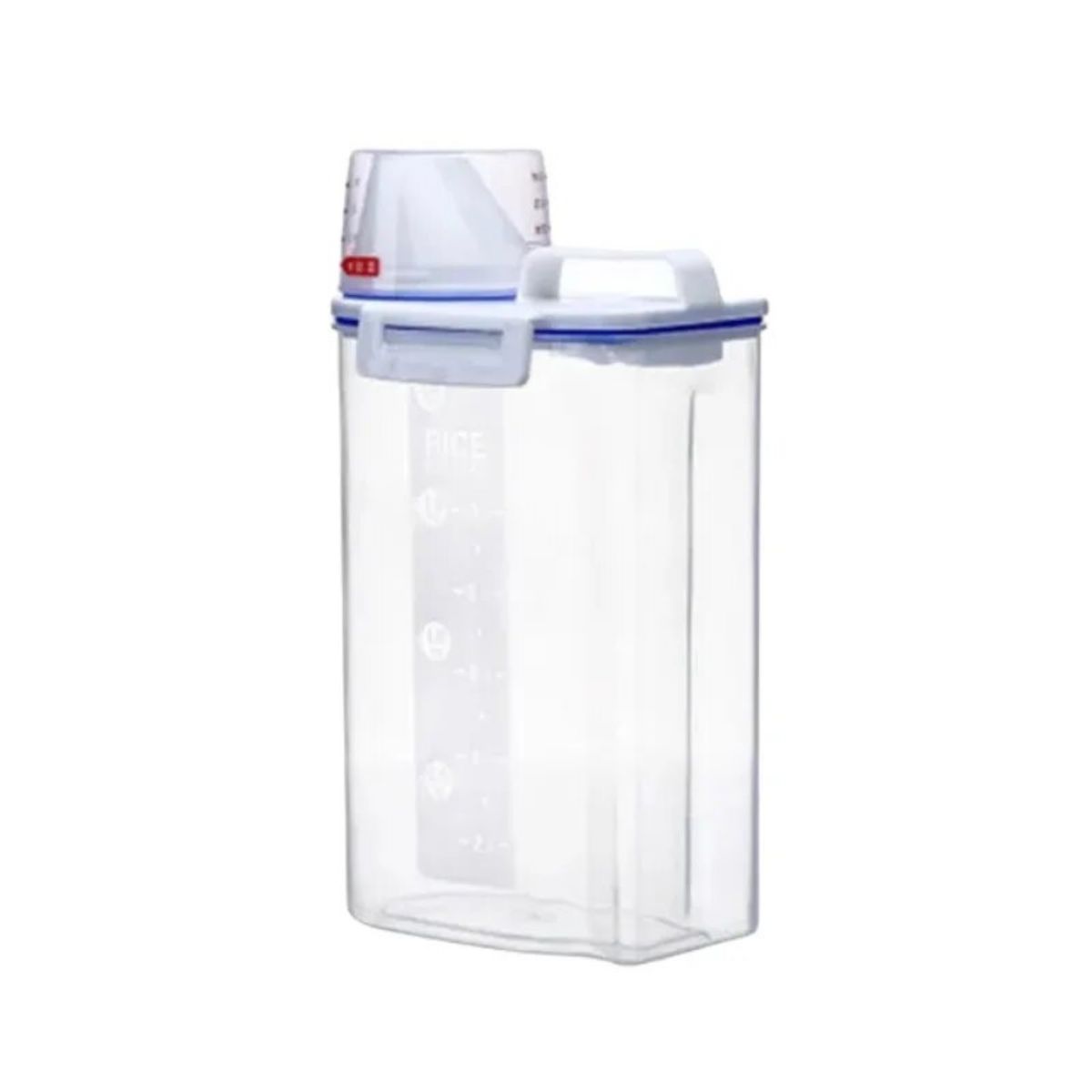 Airtight Rice Storage Container with Measuring Cup Moisture Proof Grain Storage Canister