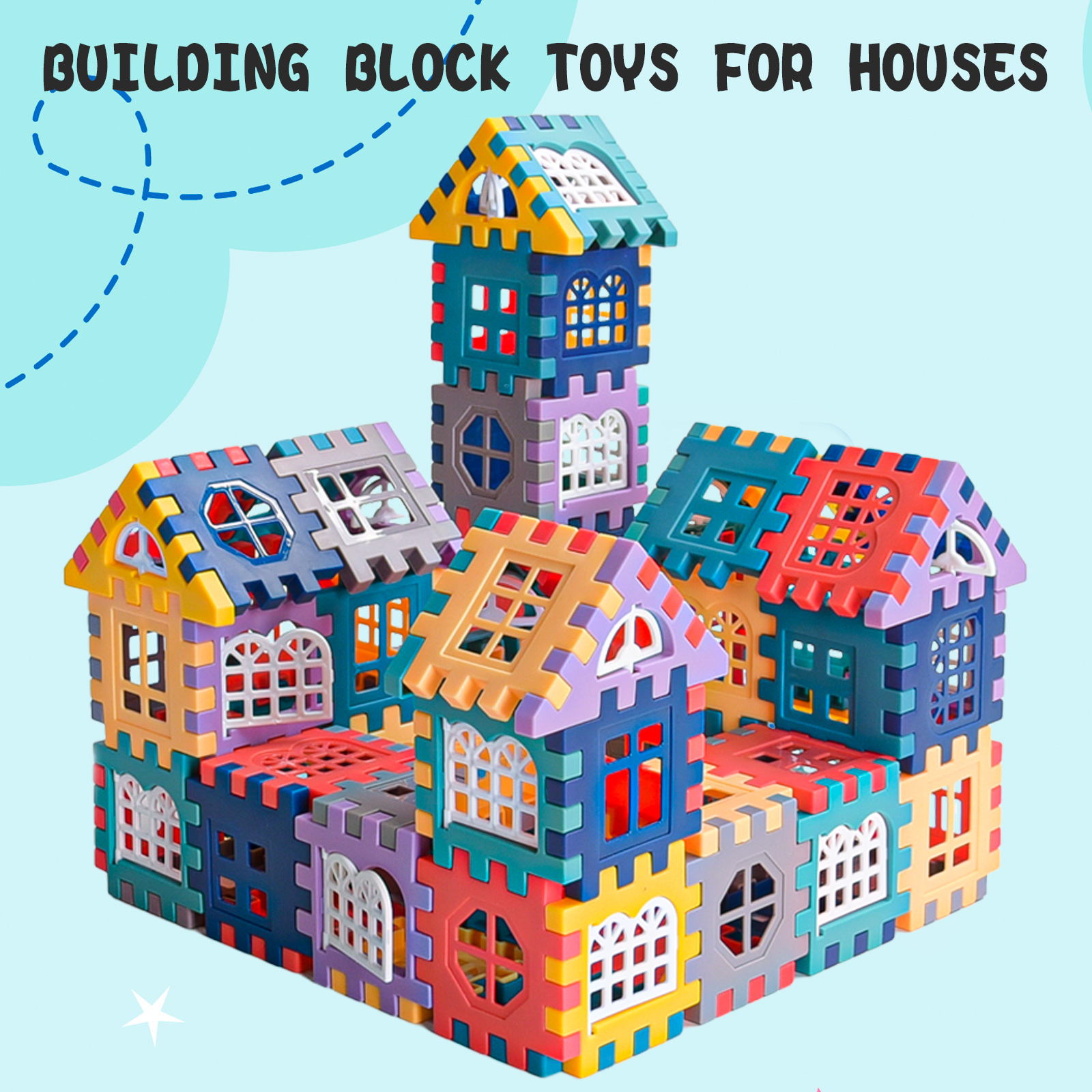 Kids Large Building Blocks Construction Toy Set | Inspire Uplift