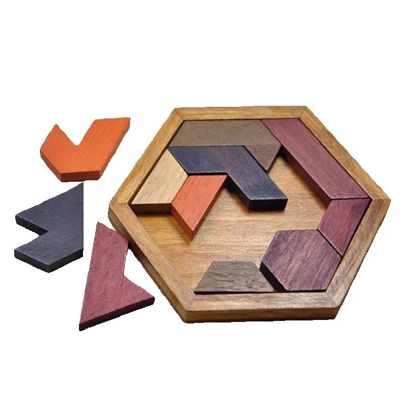 Wooden Geometric Puzzle Toy for Kids Learning | Inspire Uplift