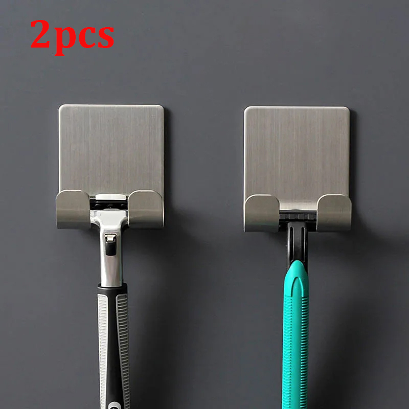 Stainless Steel Razor Holder for Men Premium Shaving Stand Organizer Rack