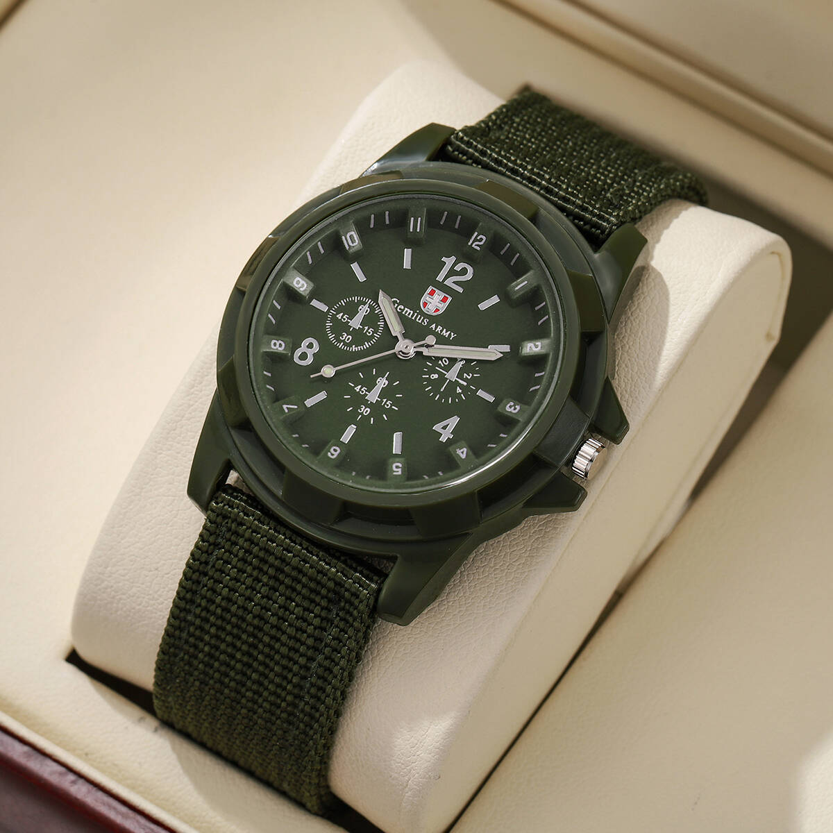 Men Military Sports Quartz Watch Casual Nylon Band, Durable Waterproof, Relogio Masculino for Active Lifestyles