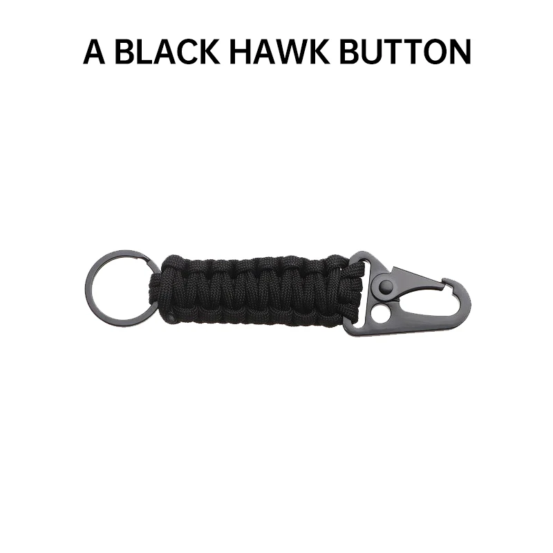 Tactical Paracord Survival Bracelet Wrist Strap Outdoor Gear Keychain Camping Accessory