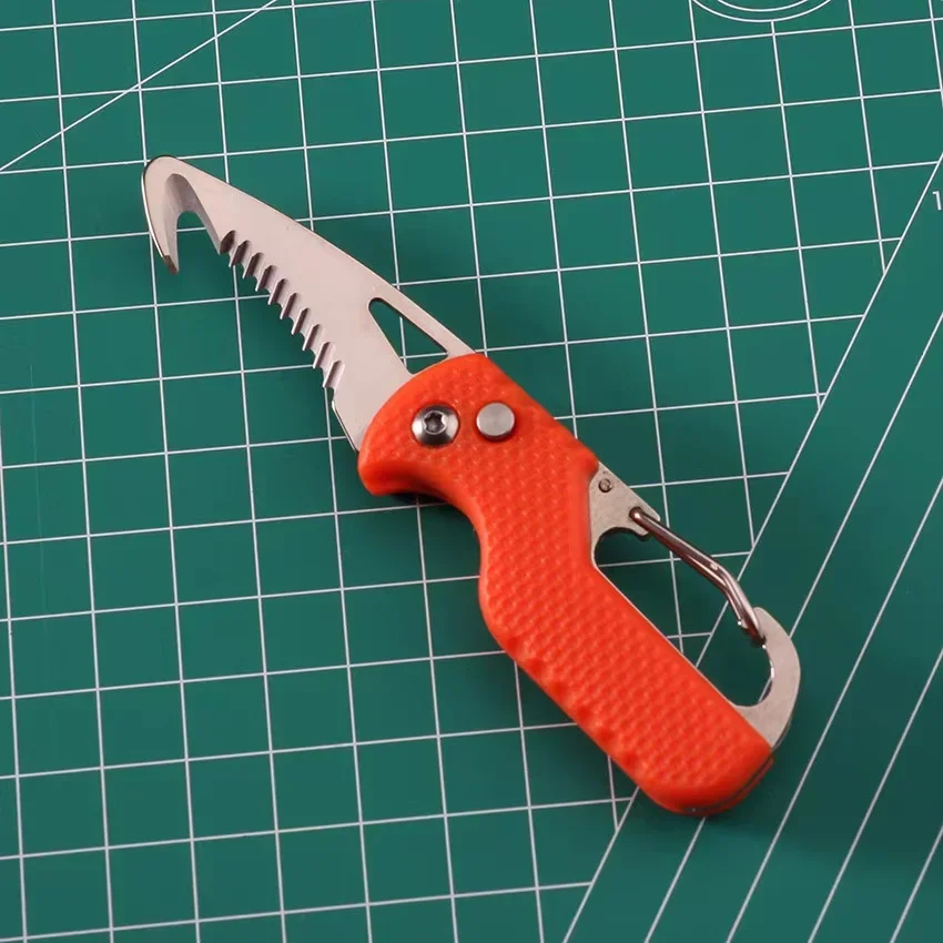 Compact Portable Folding Knife Keychain Utility Cutter for EDC Camping & Packages
