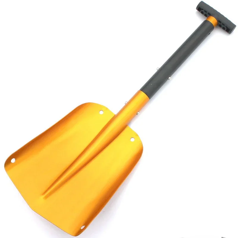 Foldable Car Snow Shovel with Extendable Aluminum Handle Lightweight Emergency Tool