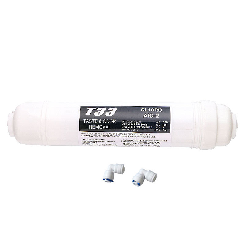 Inline Water Filter Pack Coconut Carbon Reverse Osmosis Cartridge