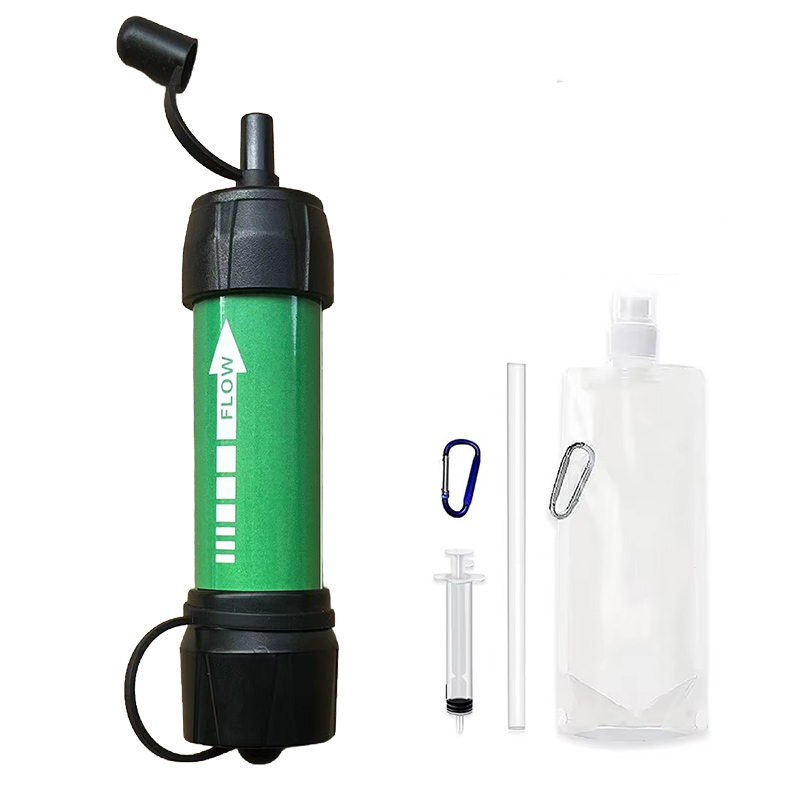 Portable Water Filter Straw for Hiking & Emergency Survival Gear
