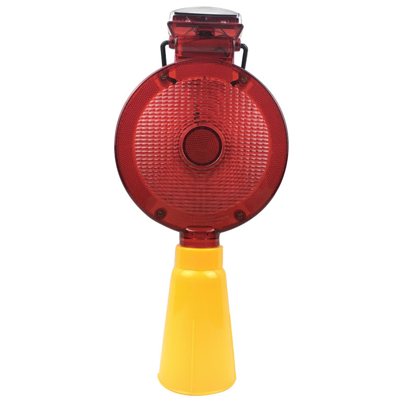 Solar Emergency Beacon Light Outdoor Traffic Warning LED Barricade Safety Light