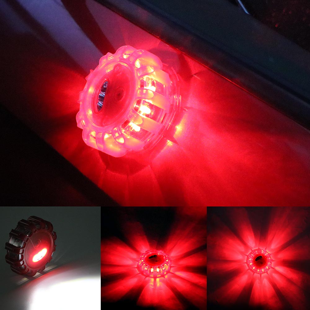 LED Emergency Strobe Light Safety Barricade & Vehicle Warning Beacon