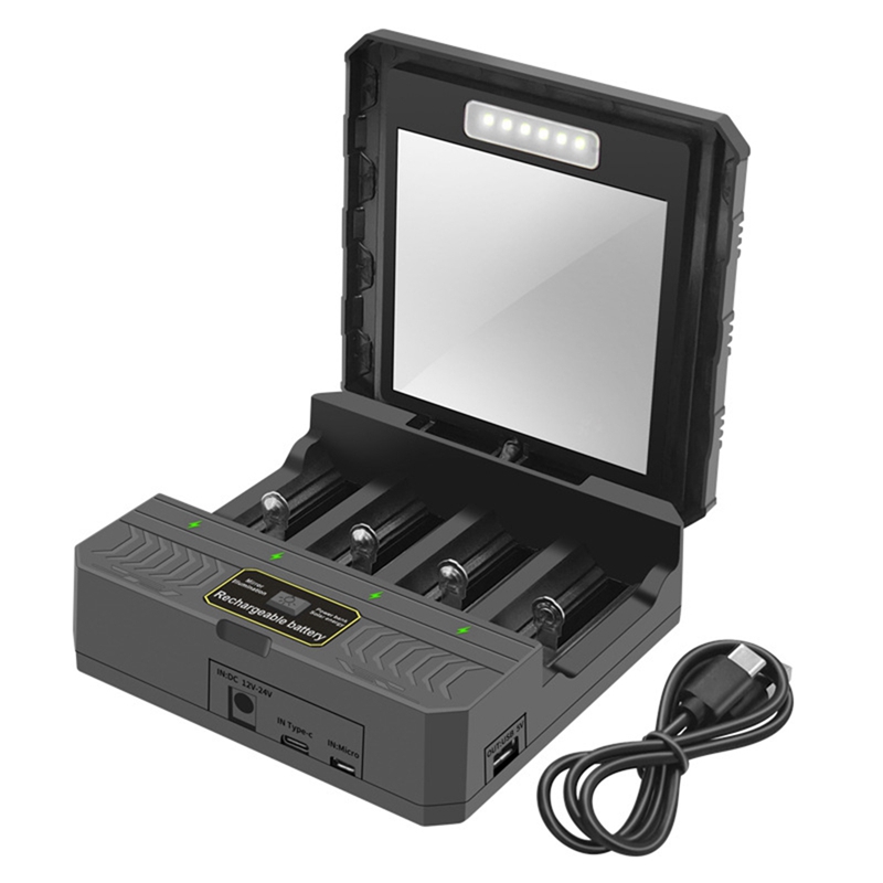 Outdoor Slot Solar Battery Charger with USB C Portable Power Bank Outdoor Charger